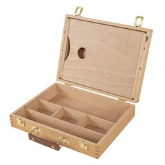 Wooden Table Easel Box W/ Storage Drawer Portable Artist Easel Painting Supplies