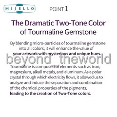 Mijello Mission Tourmaline Two Tone Granulation Watercolor Set of 34 MGC-8034