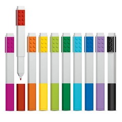 LEGO Marker 10 Pack (53101), Markers For Teachers, Coloring Book Supplies, Ba…