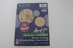 Manila Paper 3 Pkgs Textured Lightweight Pacon Drawing Art 1st 50 Sheets/pk 9×12