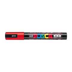 Uni Posca Medium Marker, Red (PC5M.15) 1 Count (Pack of 1), red