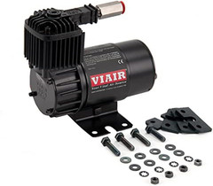 10019: 100C Stealth Black Compressor Kit W/Omega Mounting Bracket (12V, 15% Duty