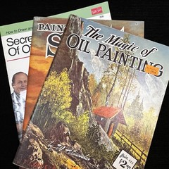Vtg 3 Walter Foster How to Painting Sunsets Parkhurst Magic of Oil W. Alexander