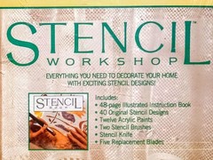 Stencil Workshop Craft Kit. Everything You Need Included. New Sealed, Vintage