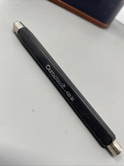 Cretacolor Classic 430 01 Clutch Pencil Lead Holder Jumbo Sized, Black & Silver
