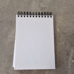 A6 – Light Ivory – Rough Surface Ring Binder Pad – 160gsm 30 Sheets Free P&P UK