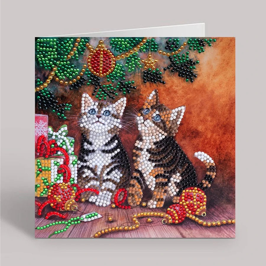 CraftBuddyUS CCK-XM136: “Magic of Christmas” Crystal Art Card 18x18cm