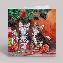 CraftBuddyUS CCK-XM136: “Magic of Christmas” Crystal Art Card 18x18cm