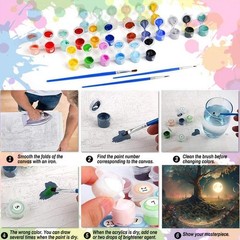 Tree of Life Paint by Numbers Kit for Adults-Tree of Life Adult Paint by Numb…