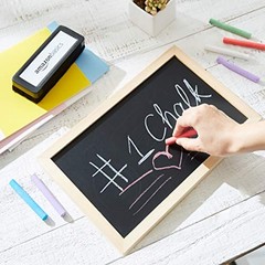 Amazon Basics Dustless Colored Chalk with 1 Count (Pack of 24), assorted