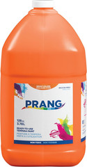 Ready-To-Use Tempera Paint, Orange, 1 Gal., 1 Count