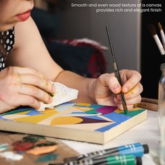 Wood Painting Set with Acrylic Paint, Foam Paint Brushes for Acrylic Painting…