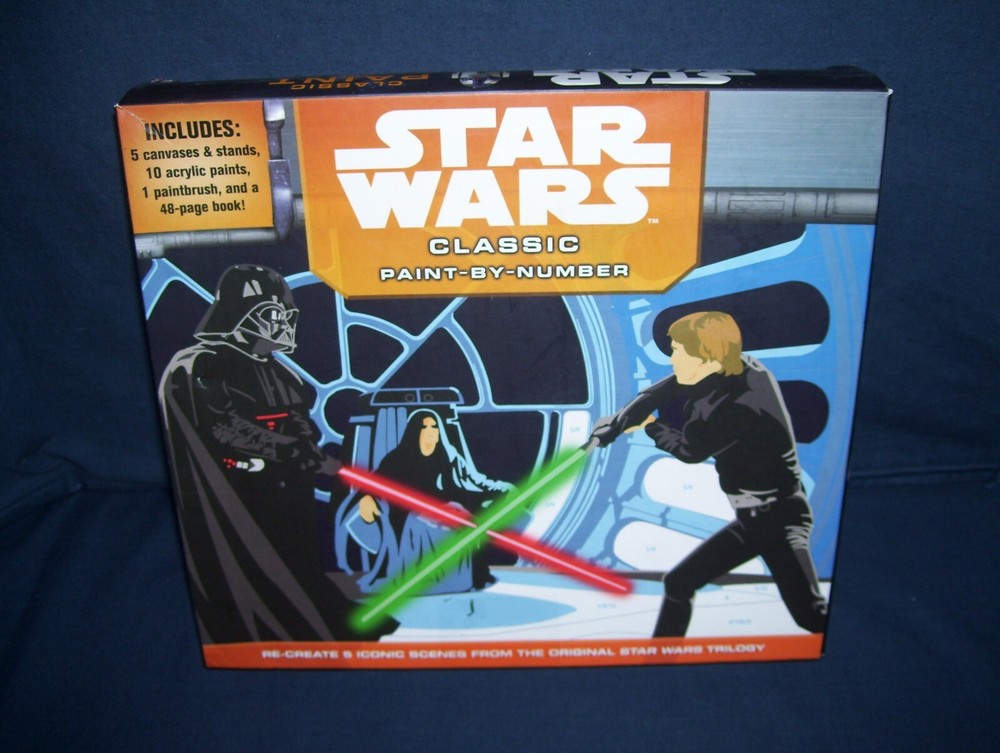 Star Wars Classic Paint By Numbers Kit Used Thunder Bay 2016