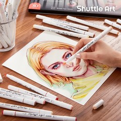 Shuttle Art 30 Colors Skin 1 Count (Pack of 30), 30 Tone