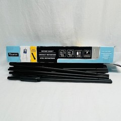 NIB Quartet Collapsible Black Aluminum Construction Easel Supports 5 LB 5′ 3″ H