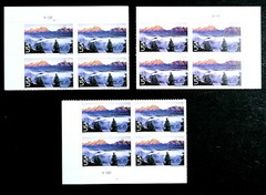 2009 Choice of Plate Blocks C147 US MNH Airmail Stamps Grand Teton National Park