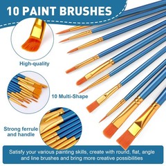 ESRICH 52PCS Acrylic Paint Canvas Set, Painting Kit 6 * 8 inches, 24