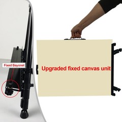 Art Easel for Painting and Display – Adjustable Floor 66 Inch Folding Aluminu…