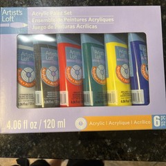 Artist’s Loft Acrylic Paint Set, 4.06 oz Bottles Set of 5 Academic Level Craft