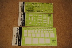 NOS Berol RapiDesign Templates Square Architectural Welding Heating AC Screws A