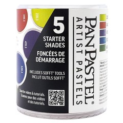 PanPastel Artist Pastels by GOLDEN, Starter Shades Set, 5 Color Toy
