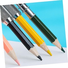10-Pack Pencil Extenders for Artists & Students – Metal Sketch Holders, Comforta