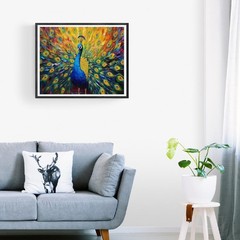 Natuyalo Peacock Paint by Numbers Kit for Adults – 16×20 inches, ART-02