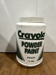 Vintage Crayola Powder Paint In Peach