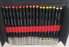 Arteza expert coloured watercolour pencils Folio Case 97 pens