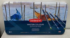 Derwent Watercolor Pencils Water Color Pencil 36 Color Set 32885, Factory Sealed
