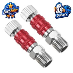 PATIKIL 1/8 Air Brush Connector Adapters – Quick Release Set of 2