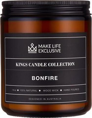 Scented Candles for Men | Bonfire, Mahogany Teakwood Dark Amber