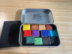 Jazper Stardust BASICS Set of 12- Artisan Handmade Watercolor paint Set