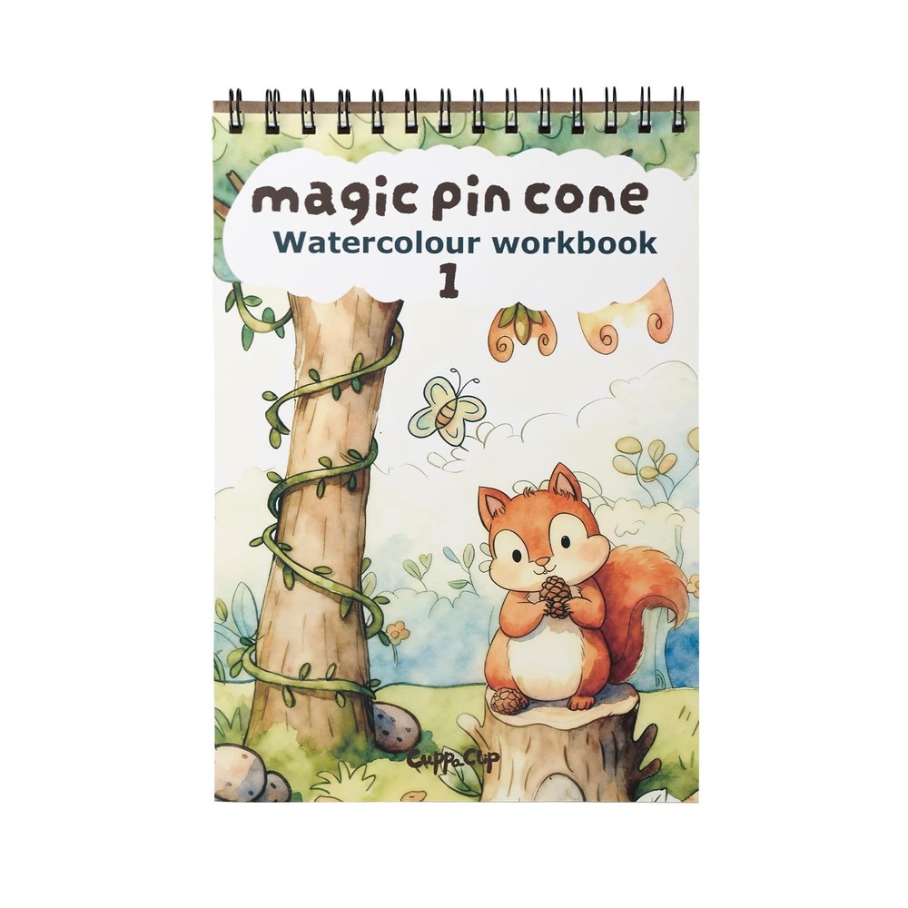 Workbook Beginner-Friendly Paint Set Funny Coloring Books with Paint Brush (A…