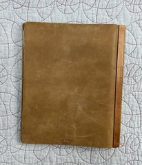 Ted Gilmer Extra Large Leather Wood Spine Sketch Book