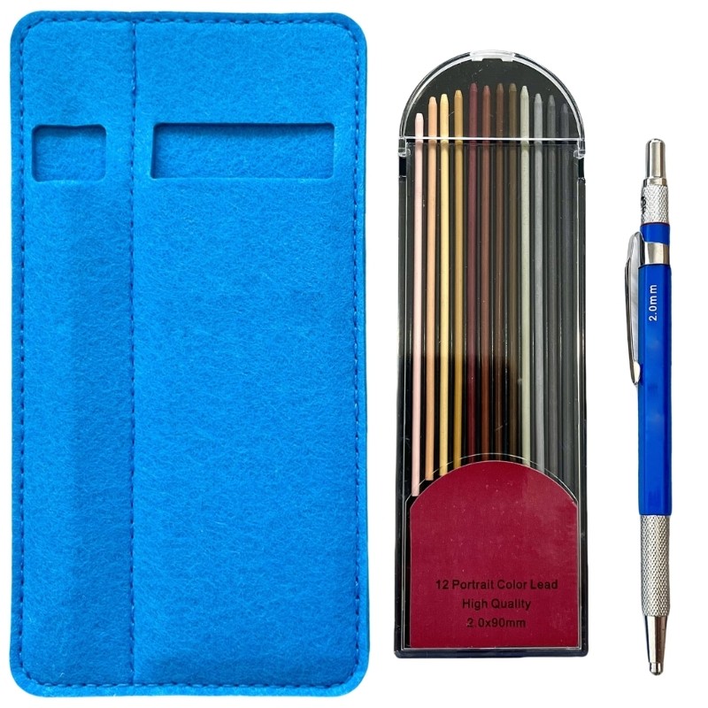 Mechanical Pencils Automatic Pencils with Colors Refills 2.0mm Drawing Pencils
