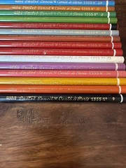 Conte a PARIS – 34 LOT Assorted Color PASTEL Pencils Including Vintage France