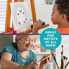 Horizon Group USA Painting Panel Stretched Canvas, 11″ x 14″, Pack of 8
