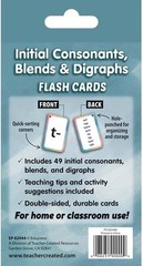 Initial Consonants, Blends & Digraphs Flash Cards EP62044
