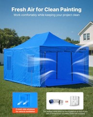 VEVOR Portable Paint Booth Tent 231.1 x 156.7 x 70.08 inch Portable Spray Booth