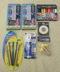 Arts and Crafts/DIY Painting Lot (Brushes, Acrylic Paint, Project Paint & More)