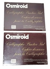 Osmiroid Lot of 2 Calligraphic Practice Pads 9″ x 12″ 50 Sheets White New Sealed