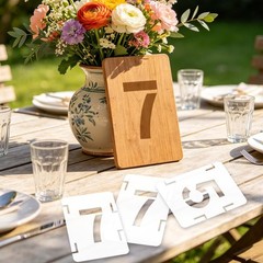 4 Inch Letter Stencils for Painting, 48pcs Large Reusable Alphabet and Number…