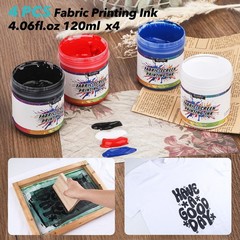 47PCS All-in-Screen Printing Kit with 50W UV Exposure Lamp, 2 Sizes Wood Scre…