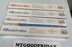 Graffiti Coloring Paper Roll for Children Hanging Doodle Scroll 4 Different Box