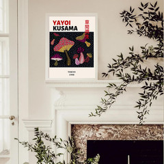 Yayoi Kusama Posters – Set of 9 – Vintage Yayoi Kusama Wall Art Print…