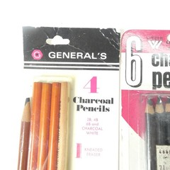 Charcoal Artists Pencils Lot NOS General’s 2B 4B 6B Weber