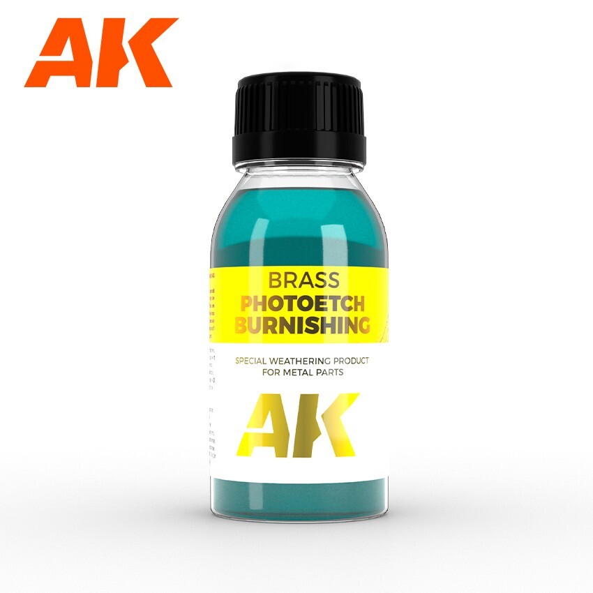 AK Interactive AK174 Photoetch Burnishing Fluid 100ml – US