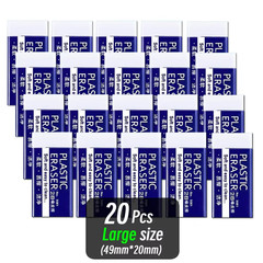 1/10/30Pcs 2B Eraser Clean and Mess Free Student Exam Office Sketch Soft Eraser