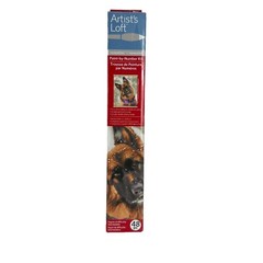 Artists Loft Paint By Number Kit German Shepherd 16×20 48 Piece Set Intermediate
